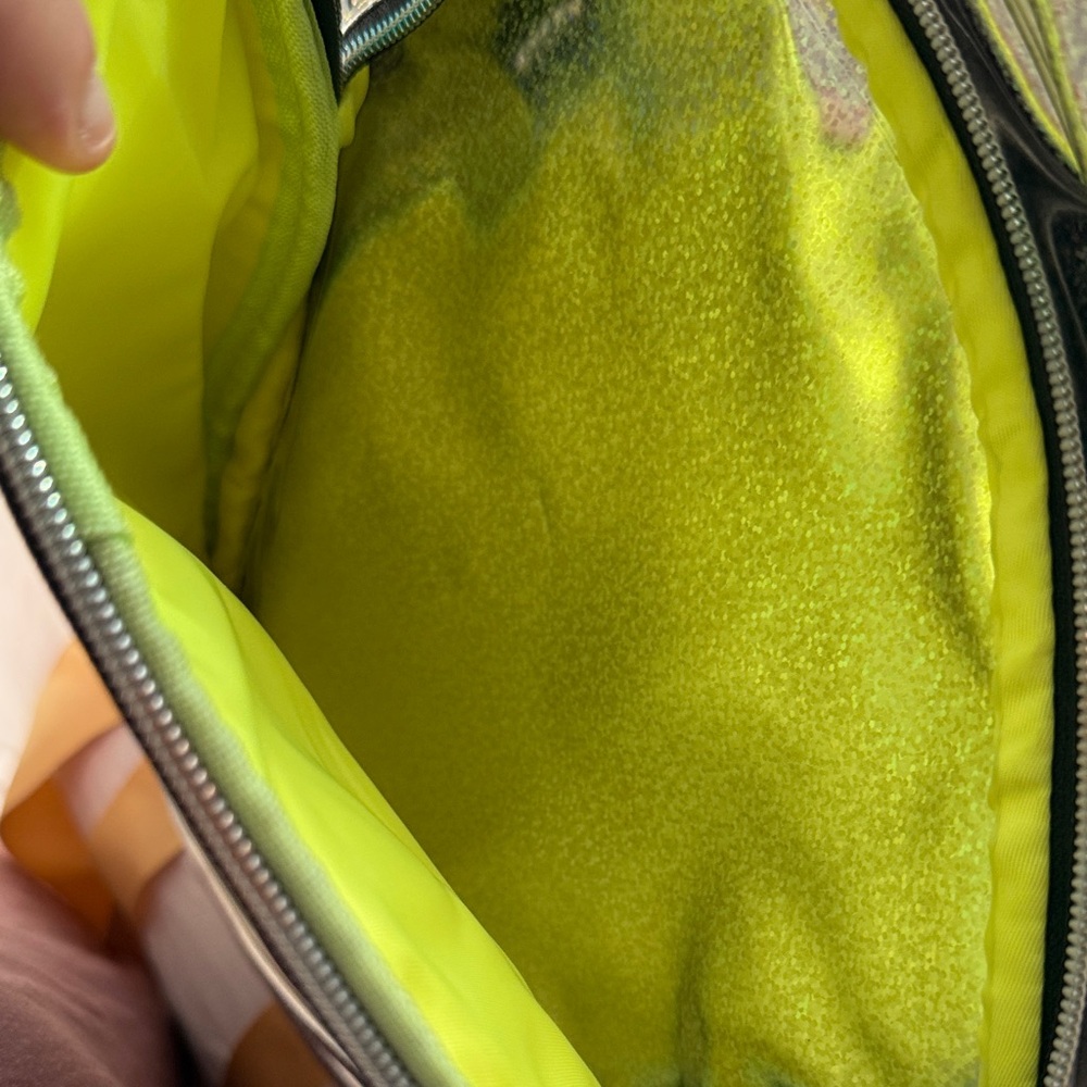 Holographic Silver Alien Face Backpack - image 2